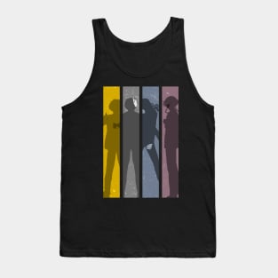 Haruka sakura, Akihiko nirei, Kyotaro sugishita sugi and Hayato suo from Wind Breaker / Bofurin Anime Manga Characters Cool Silhouette WB-7 Tank Top